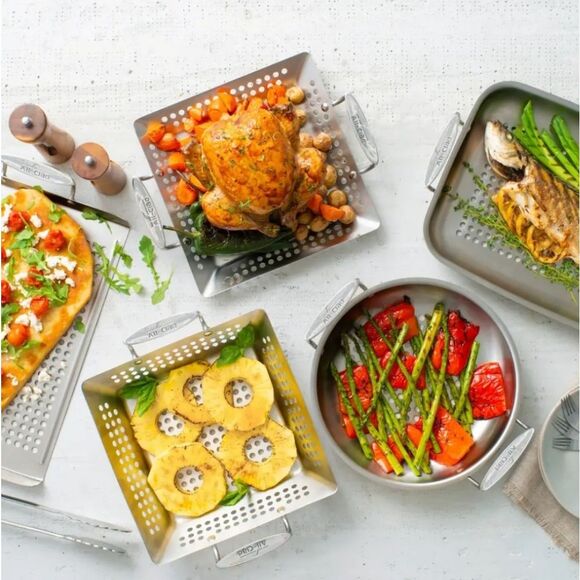 All-Clad Outdoor Stainless 3-PC Set - Picture 2 of 11